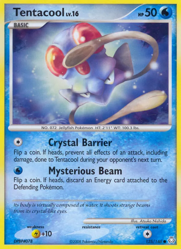 Tentacool — Legends Awakened #125 (Pokémon TCG card)