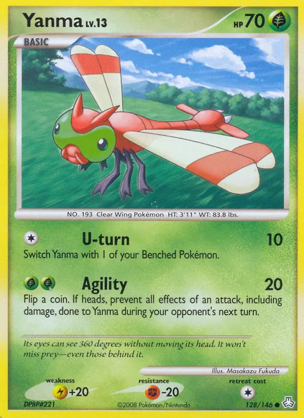 Yanma — Legends Awakened #128 (Pokémon TCG card)
