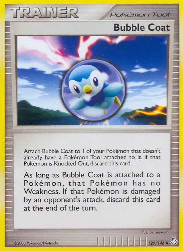 Bubble Coat — Legends Awakened #129 (Pokémon TCG card)