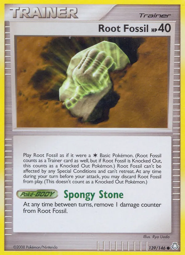 Root Fossil — Legends Awakened #139 (Pokémon TCG card)