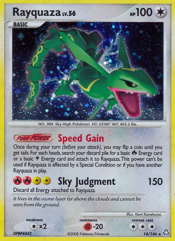 Rayquaza — Legends Awakened #14 (Pokémon TCG card)