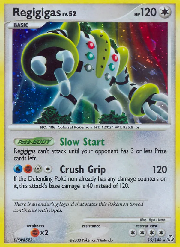 Regigigas — Legends Awakened #15 (Pokémon TCG card)