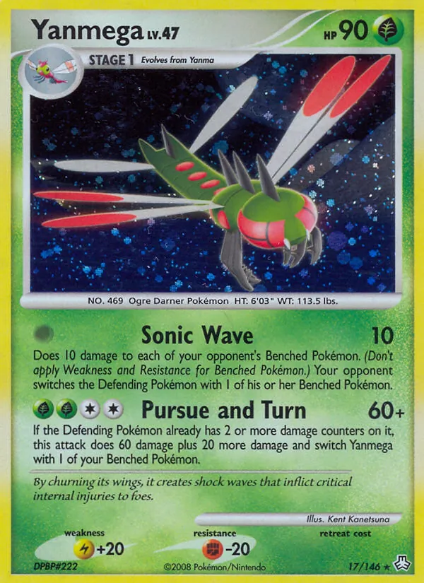 Yanmega — Legends Awakened #17 (Pokémon TCG card)