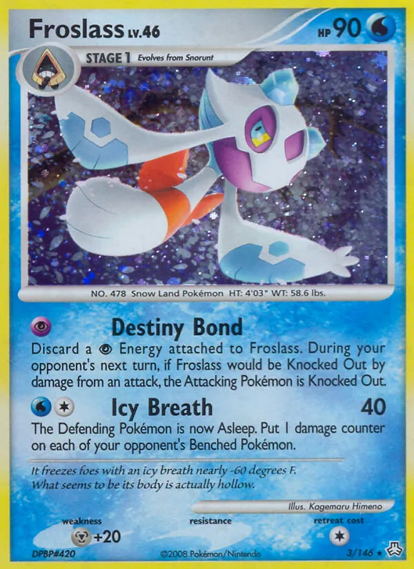 Froslass — Legends Awakened #3 (Pokémon TCG card)