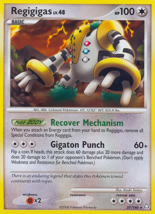 Regigigas — Legends Awakened #37 (Pokémon TCG card)