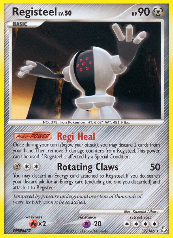 Registeel — Legends Awakened #39 (Pokémon TCG card)