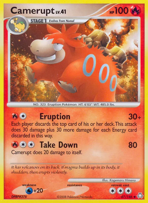 Camerupt — Legends Awakened #47 (Pokémon TCG card)
