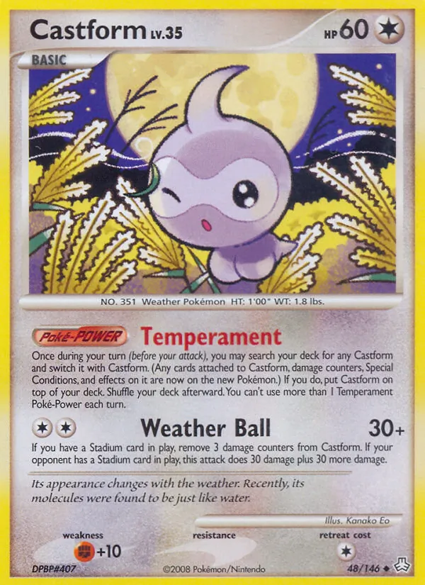 Castform — Legends Awakened #48 (Pokémon TCG card)