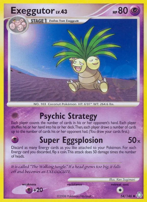 Exeggutor — Legends Awakened #54 (Pokémon TCG card)