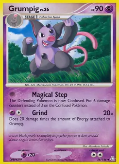 Grumpig (Legends Awakened #56)
