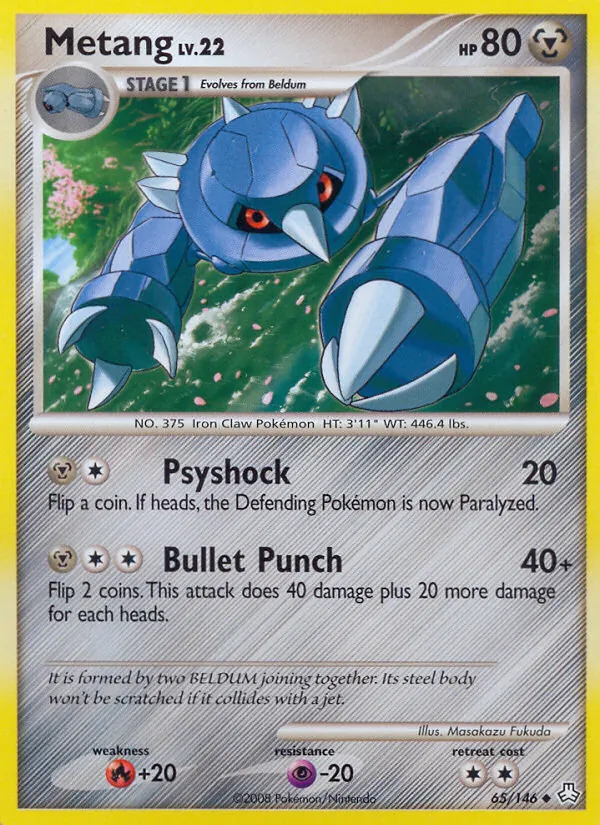 Metang — Legends Awakened #65 (Pokémon TCG card)