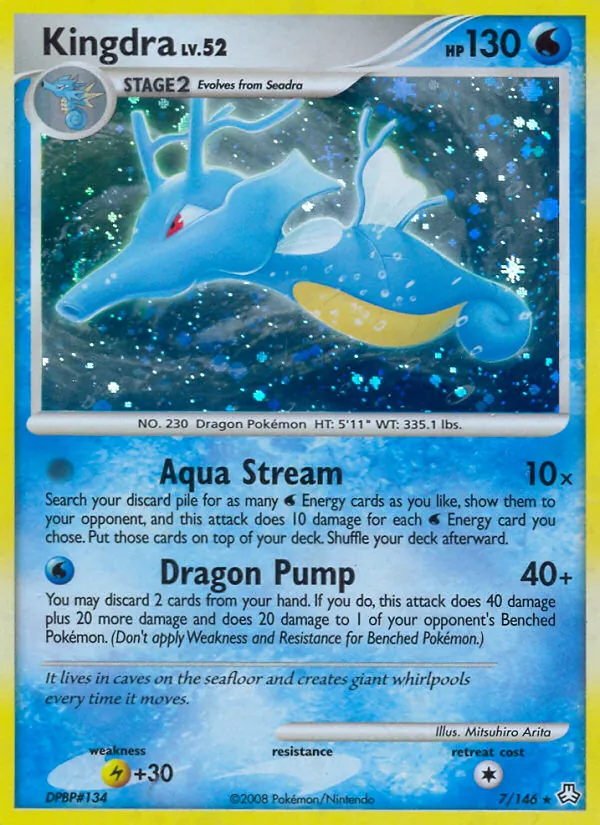 Kingdra — Legends Awakened #7 (Pokémon TCG card)