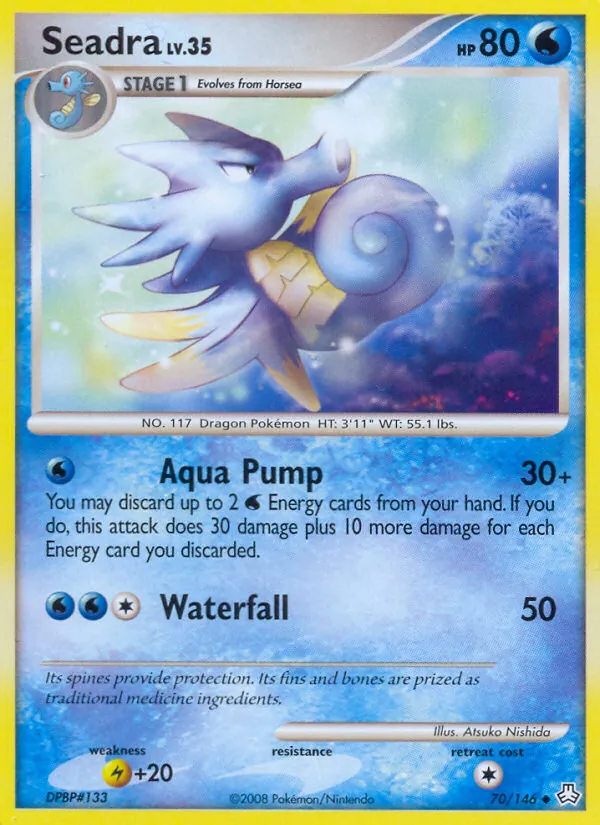 Seadra — Legends Awakened #70 (Pokémon TCG card)