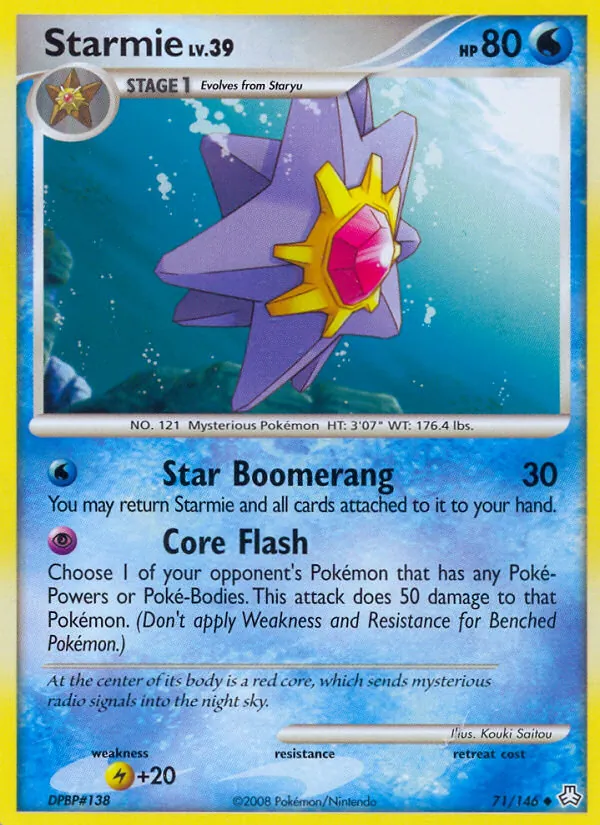 Starmie — Legends Awakened #71 (Pokémon TCG card)