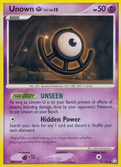 Unown U (Legends Awakened #78)