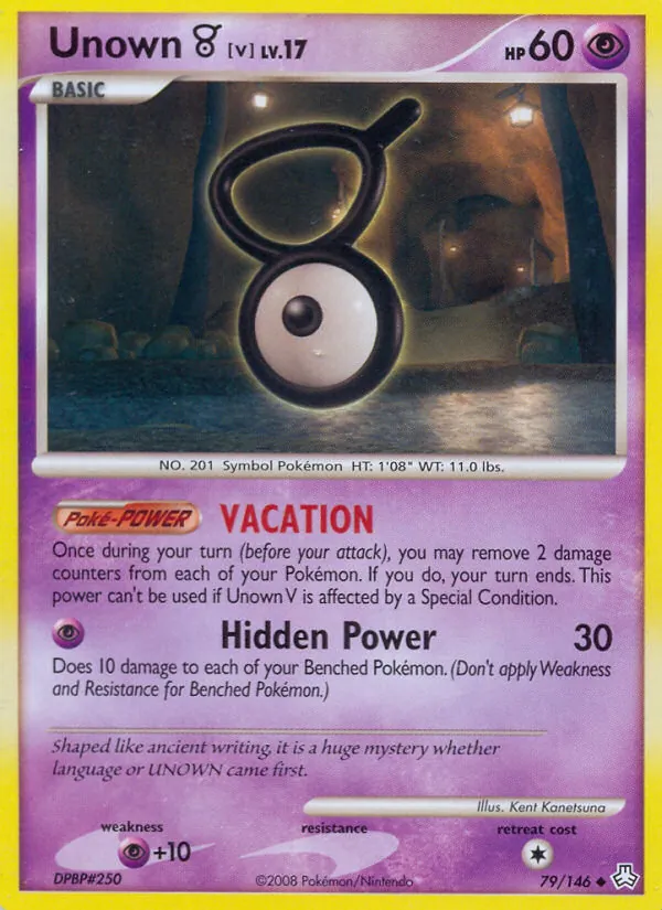 Unown V — Legends Awakened #79 (Pokémon TCG card)
