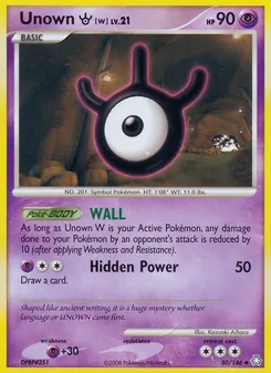 Unown W (Legends Awakened #80)