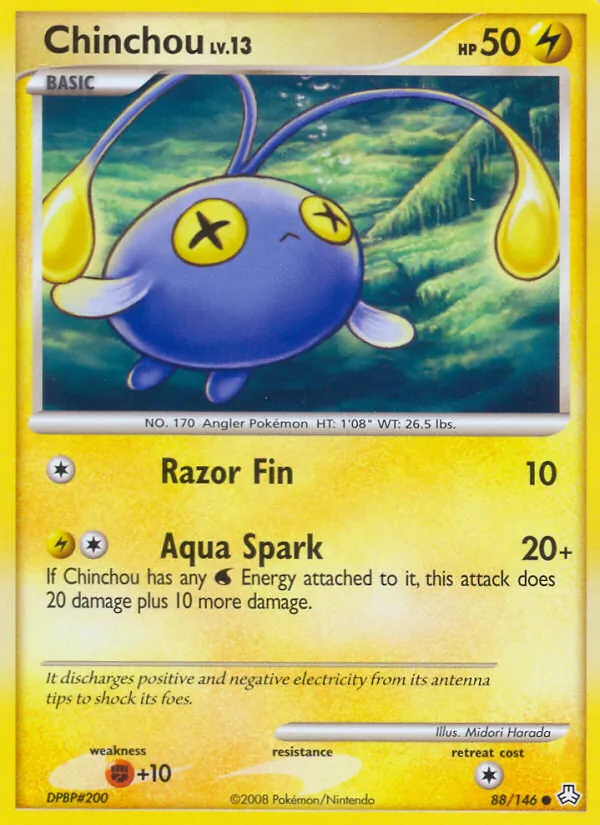 Chinchou — Legends Awakened #88 (Pokémon TCG card)
