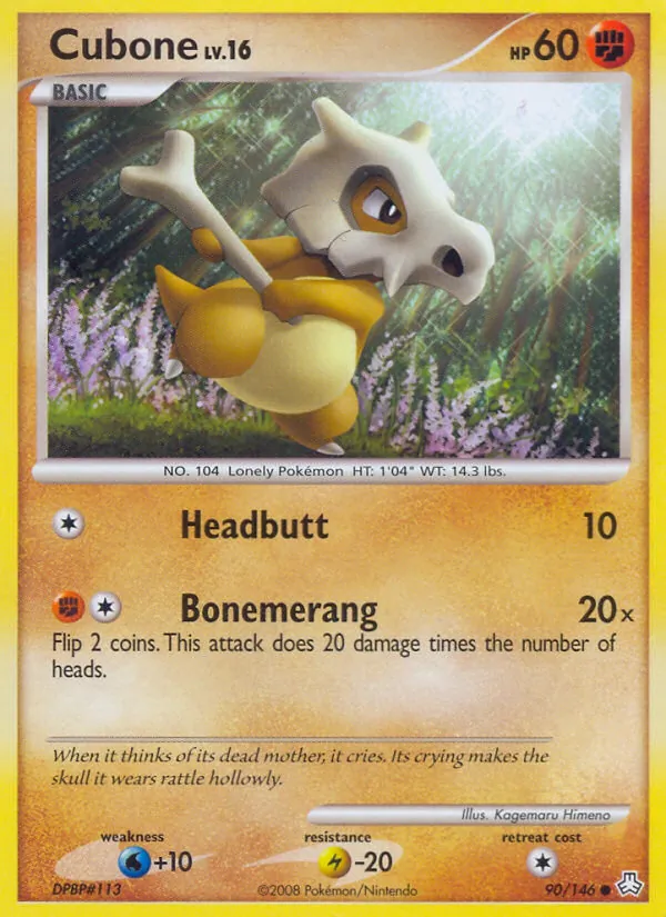 Cubone — Legends Awakened #90 (Pokémon TCG card)