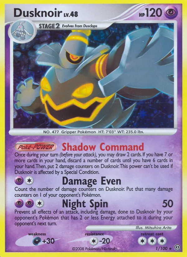 Dusknoir — Stormfront #1 (Pokémon TCG card)
