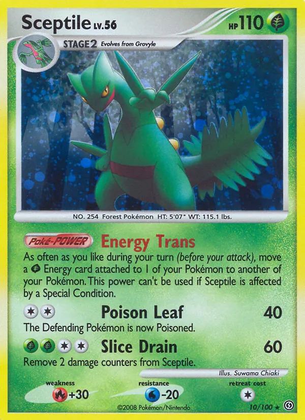 Sceptile — Stormfront #10 (Pokémon TCG card)