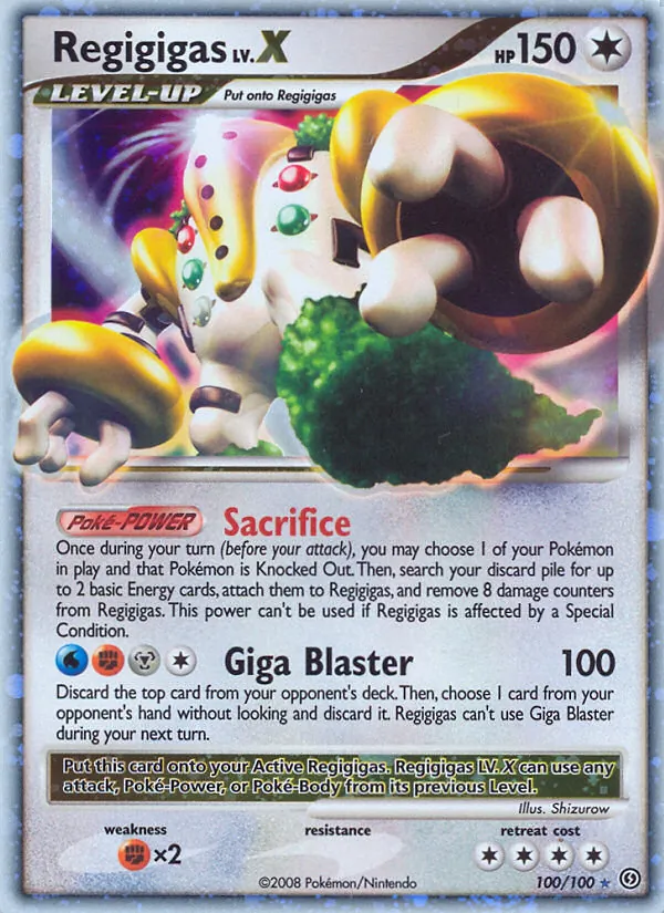 Regigigas — Stormfront #100 (Pokémon TCG card)