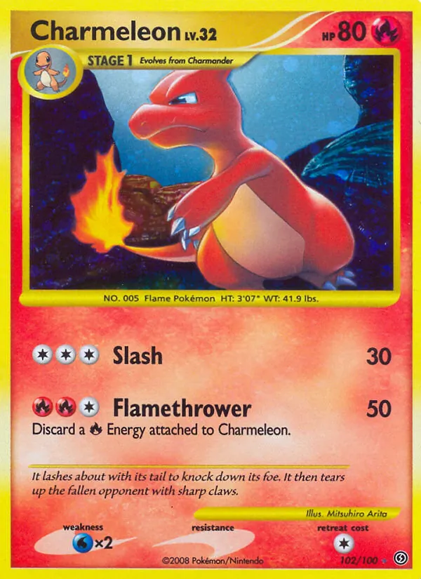 Charmeleon — Stormfront #102 (Pokémon TCG card)