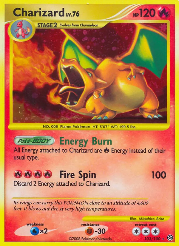 Charizard — Stormfront #103 (Pokémon TCG card)