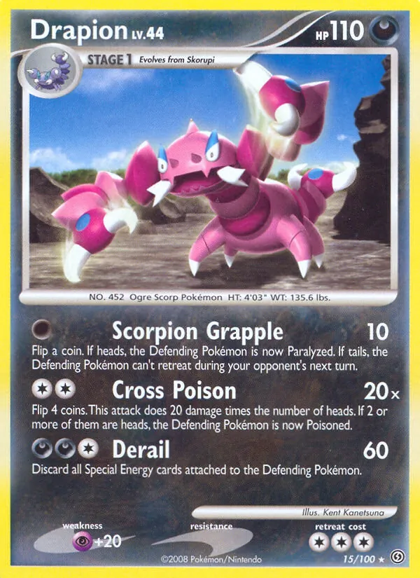 Drapion — Stormfront #15 (Pokémon TCG card)