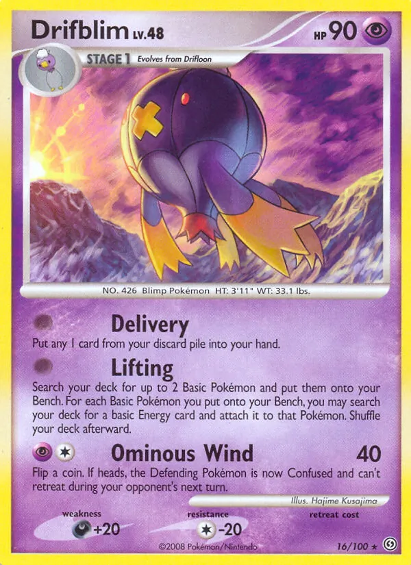 Drifblim — Stormfront #16 (Pokémon TCG card)