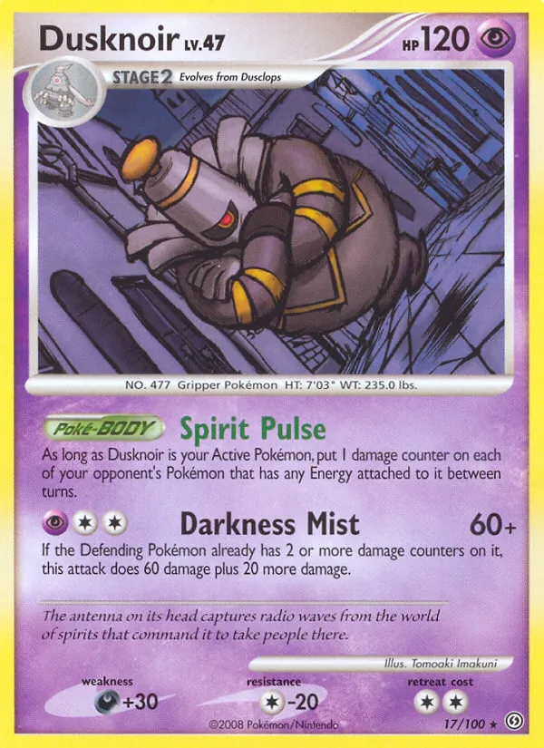 Dusknoir — Stormfront #17 (Pokémon TCG card)