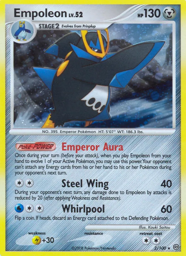Empoleon — Stormfront #2 (Pokémon TCG card)