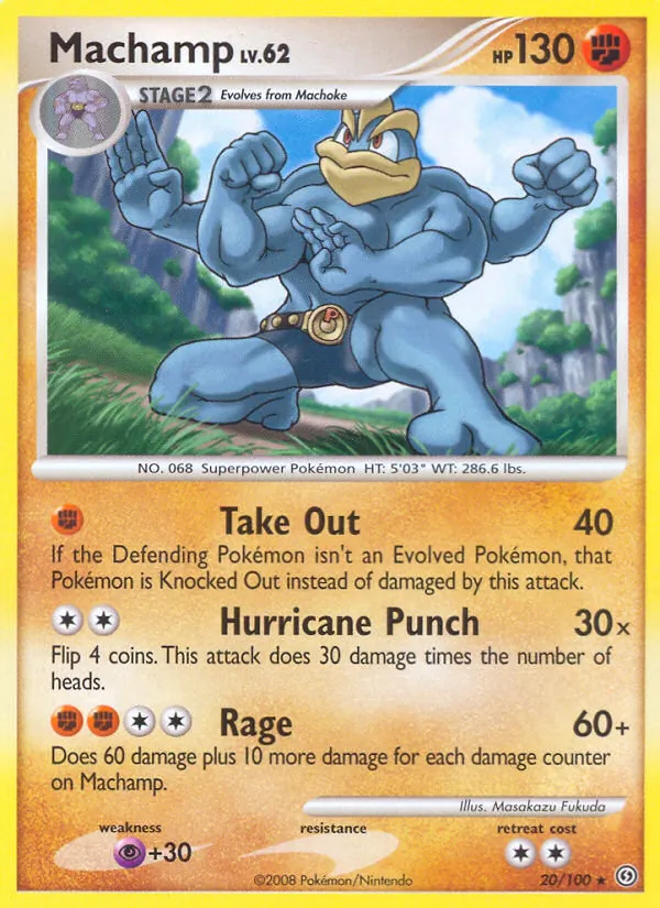 Machamp — Stormfront #20 (Pokémon TCG card)
