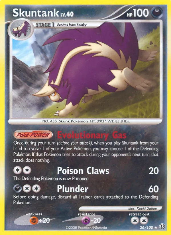 Skuntank — Stormfront #26 (Pokémon TCG card)