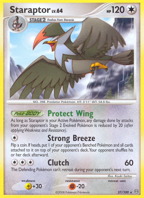 Staraptor — Stormfront #27 (Pokémon TCG card)