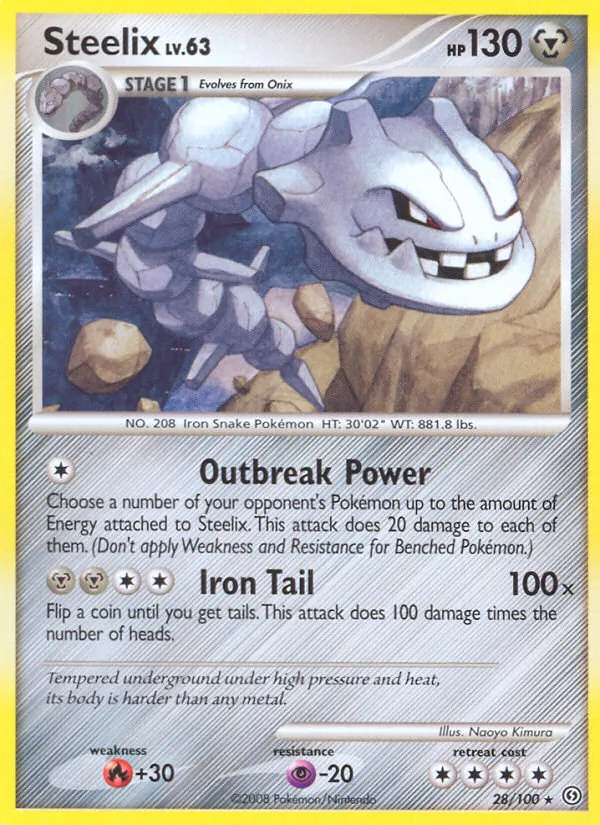 Steelix — Stormfront #28 (Pokémon TCG card)