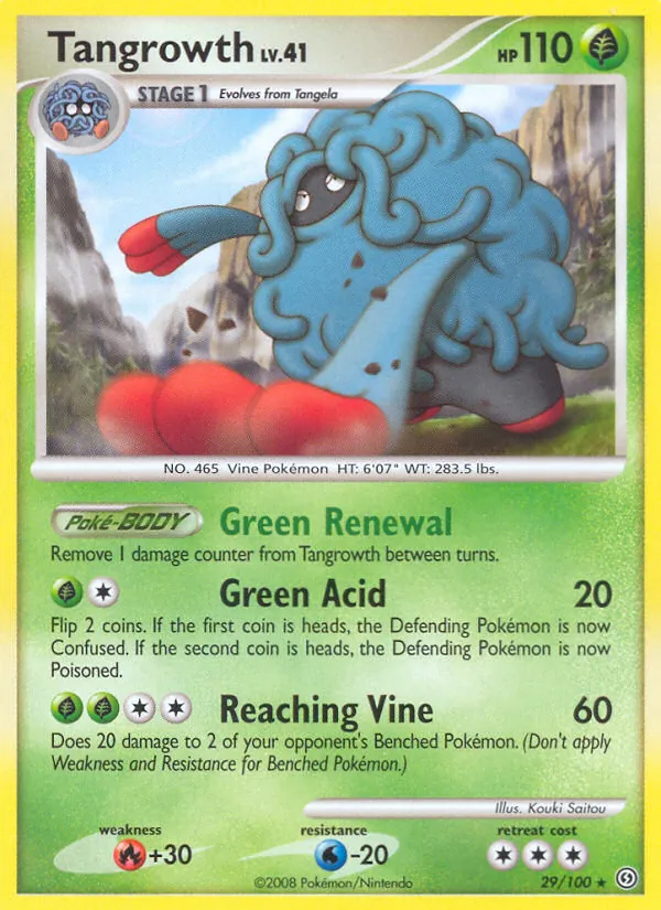 Tangrowth — Stormfront #29 (Pokémon TCG card)