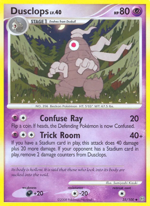 Dusclops — Stormfront #35 (Pokémon TCG card)