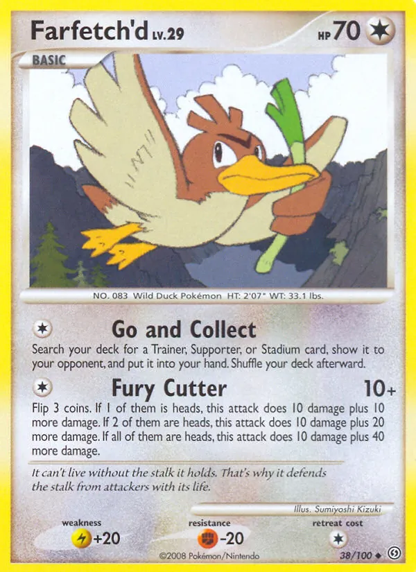 Farfetch'd — Stormfront #38 (Pokémon TCG card)