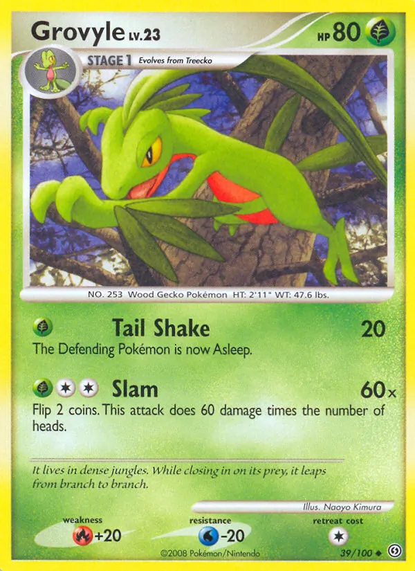 Grovyle — Stormfront #39 (Pokémon TCG card)