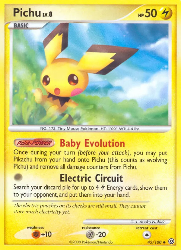 Pichu — Stormfront #45 (Pokémon TCG card)
