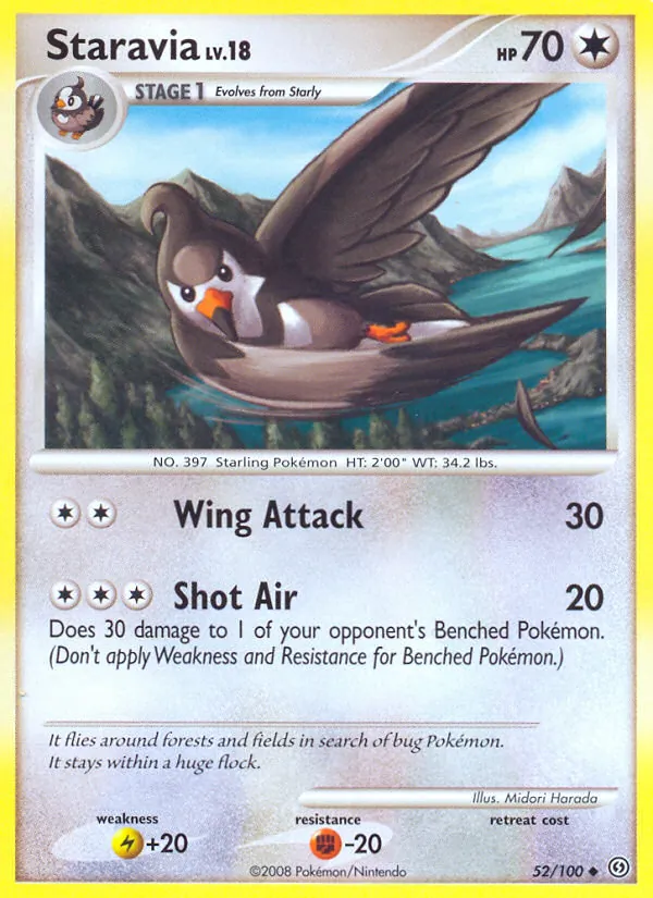Staravia — Stormfront #52 (Pokémon TCG card)