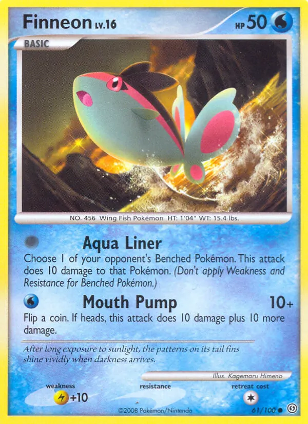 Finneon — Stormfront #61 (Pokémon TCG card)