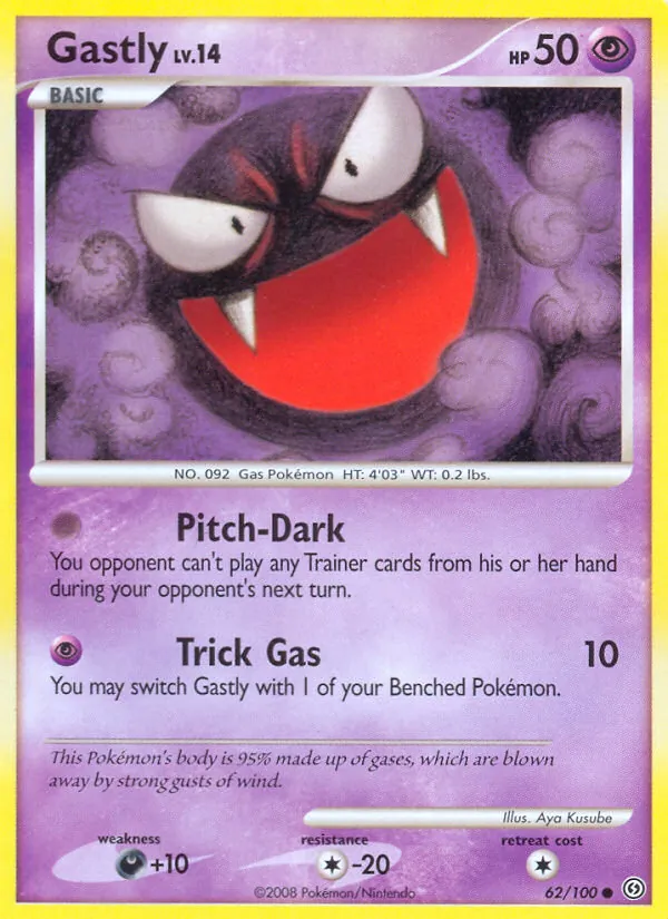 Gastly — Stormfront #62 (Pokémon TCG card)