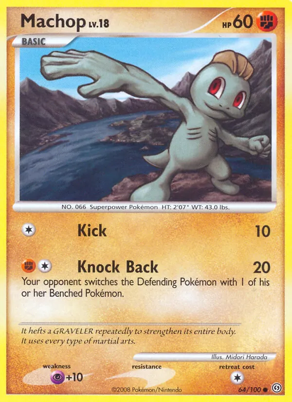 Machop — Stormfront #64 (Pokémon TCG card)