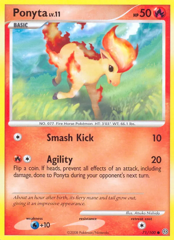Ponyta — Stormfront #71 (Pokémon TCG card)