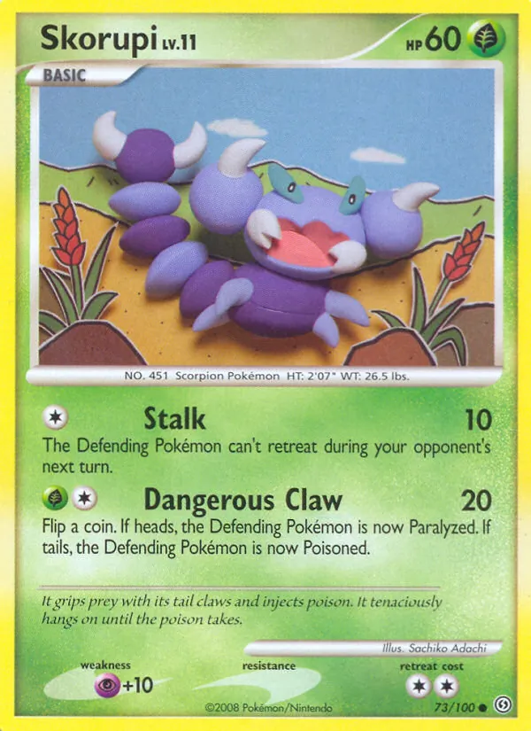 Skorupi — Stormfront #73 (Pokémon TCG card)