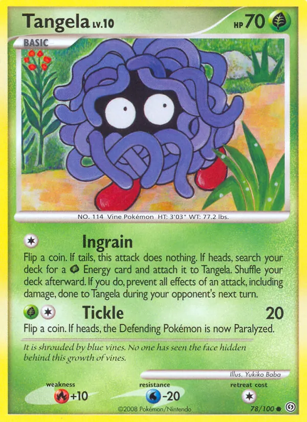 Tangela — Stormfront #78 (Pokémon TCG card)