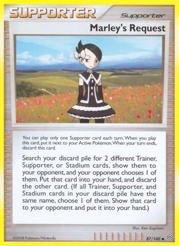 Marley's Request — Stormfront #87 (Pokémon TCG card)