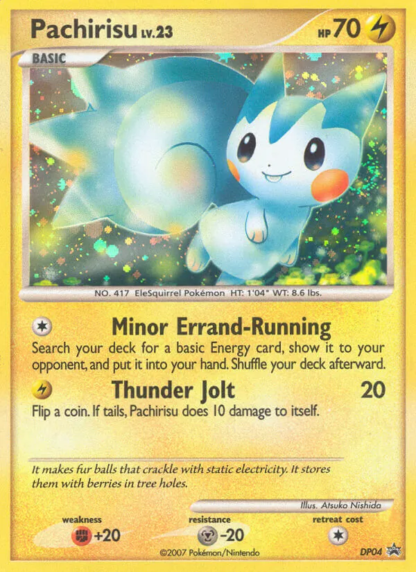 Pachirisu — DP Black Star Promos #DP04 (Pokémon TCG card)